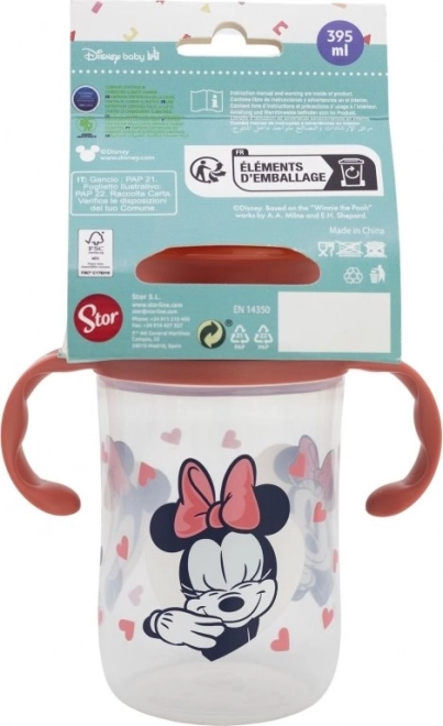 STOR Dětský trénovací hrneček 395 ml Minnie