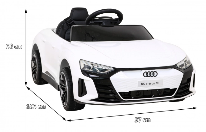 Dětské autíčko Audi RS e-tron GT bílé