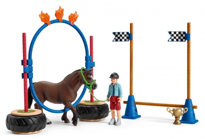 SCHLEICH Farm World® 42482 Závod v agility pro pony