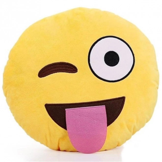 Polštář Emoji – S vyplazeným jazykem