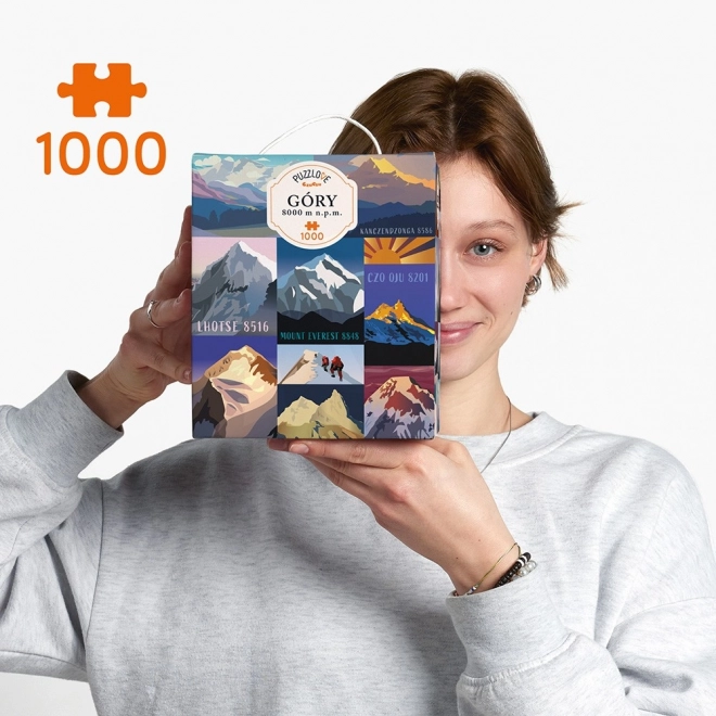 Puzzle 1000 prvků Puzzlove - Hory 8000 m n. m.