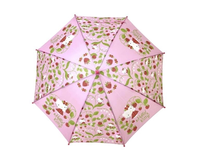 Automatický deštník s motivem Hello Kitty
