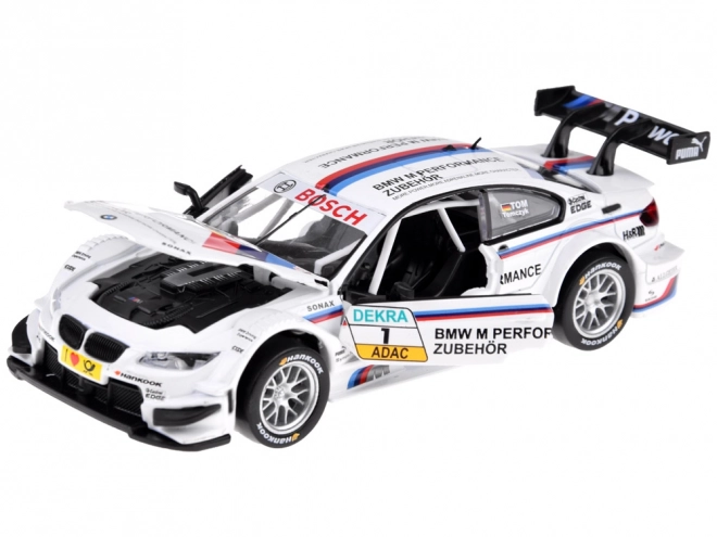 Kovový sportovní model vozu BMW M3 DTM 1:32 s efekty