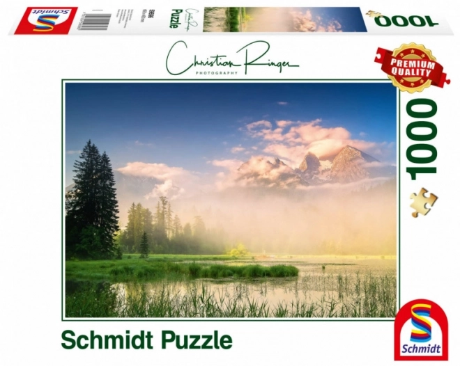 Puzzle Premium Quality 1000 dílků CHRISTIAN RINGER Jezero Taubensee / Rakousko