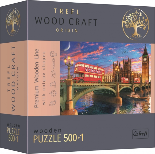 Wood Craft Origin puzzle Westminsterský palác, Big Ben