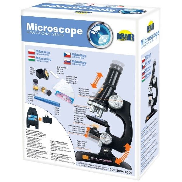Mikroskop 100, 200, 450 x