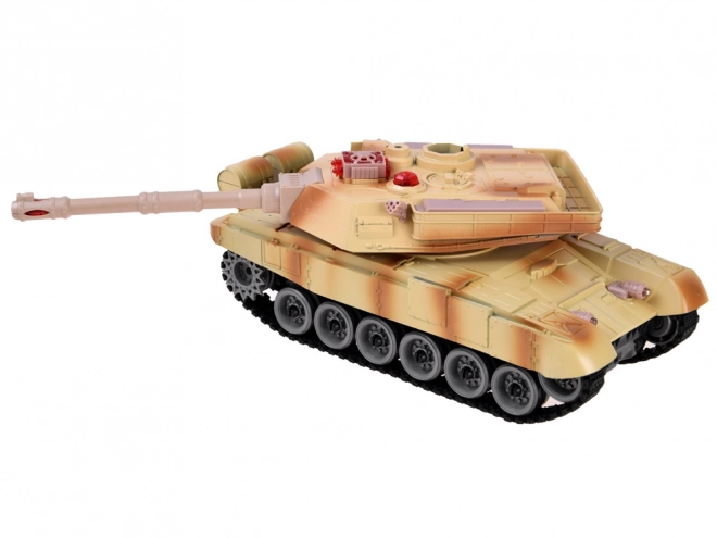 Zdalně ovládaný tank s LED světly