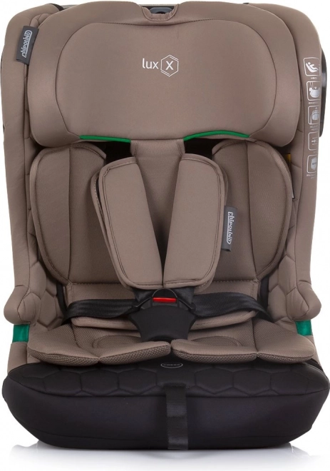 CHIPOLINO Autosedačka Lux X i-Size 76-150cm Isofix, Macadamia