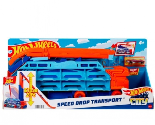 Hot Wheels Tahač s vysokou dráhou HDY92