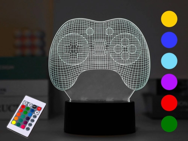Noční LED lampička různých barev