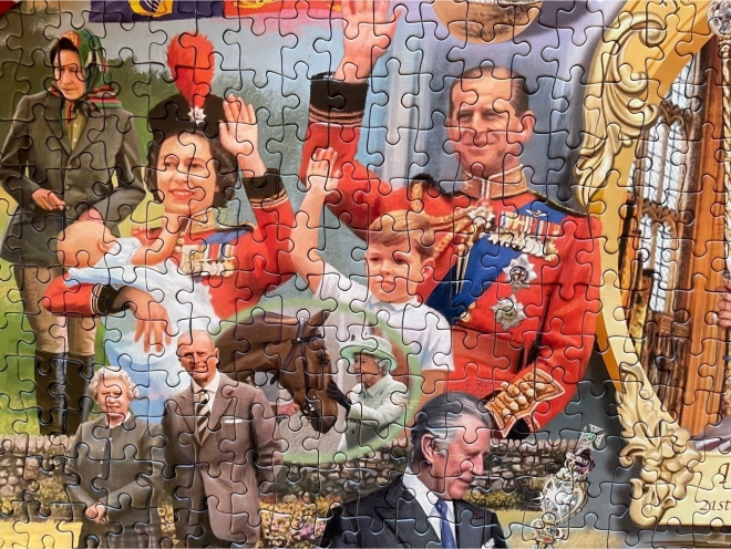 GIBSONS Puzzle Královna Alžběta II. 1000 dílků