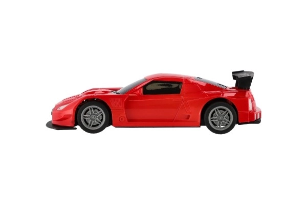 Auto RC sport plast 20 cm červené na baterie