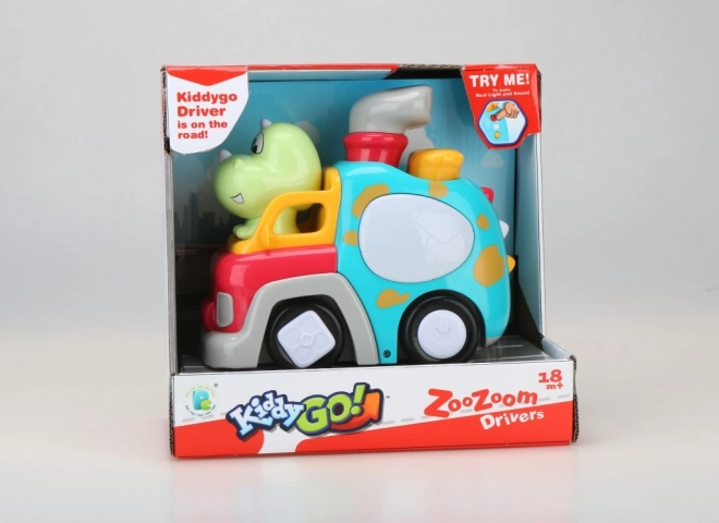 Kiddy Go! autíčko s dinosaurem