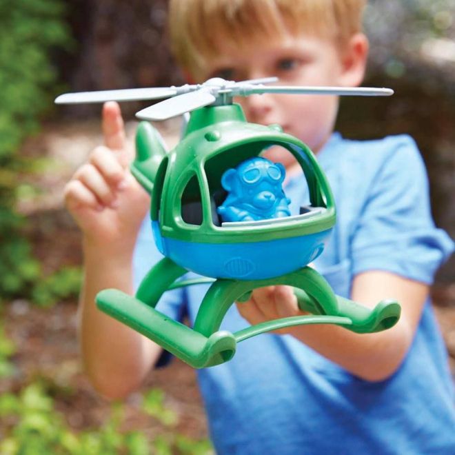 Green Toys Vrtulník modrý