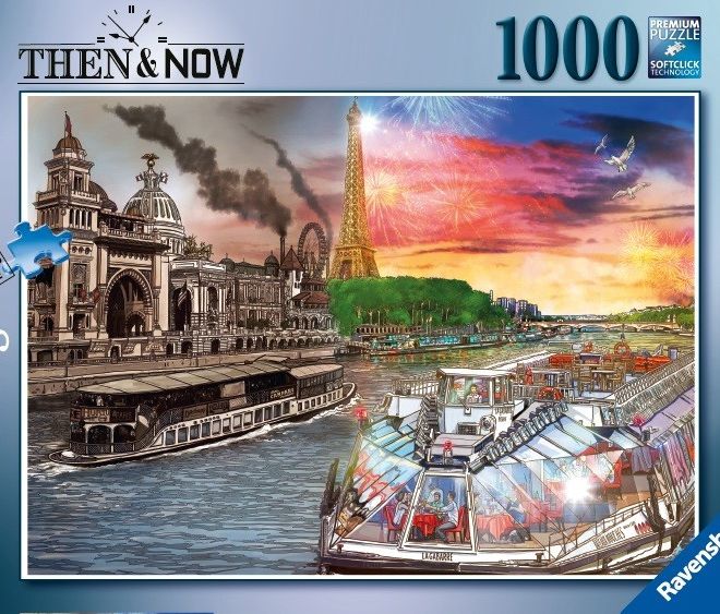 Puzzle 2D 1000 dílků Paříž