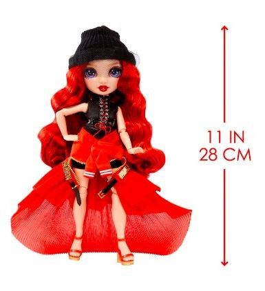 Rainbow High Fantastic Fashion Doll- RED - Ruby Anderson