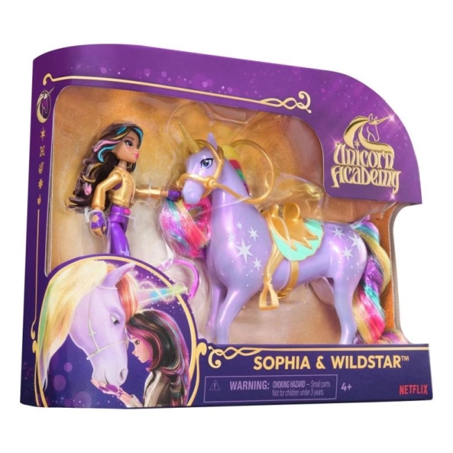 Unicorn academy figurky 11 cm sophia a wildstar