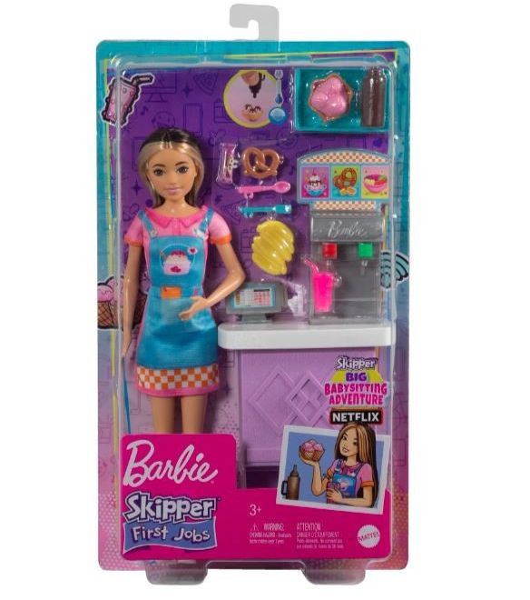 Panenka Barbie Skipper První práce Snack bar