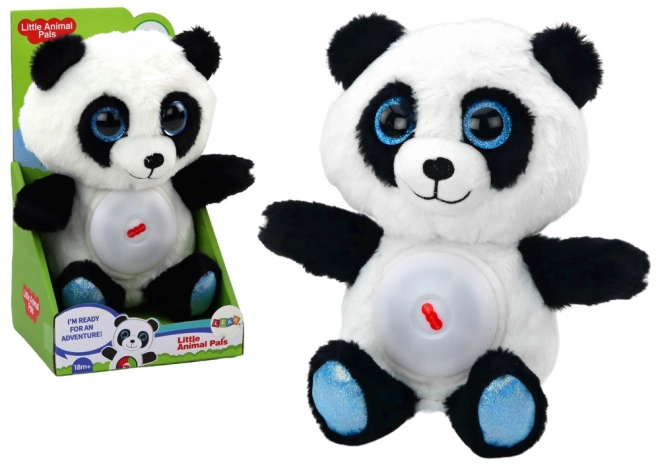 Medvídek panda Lullaby Lampička Lullaby plyšový maskot 30 cm