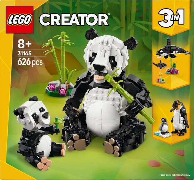 Zvířata v divočině: Rodina pand od LEGO Creator