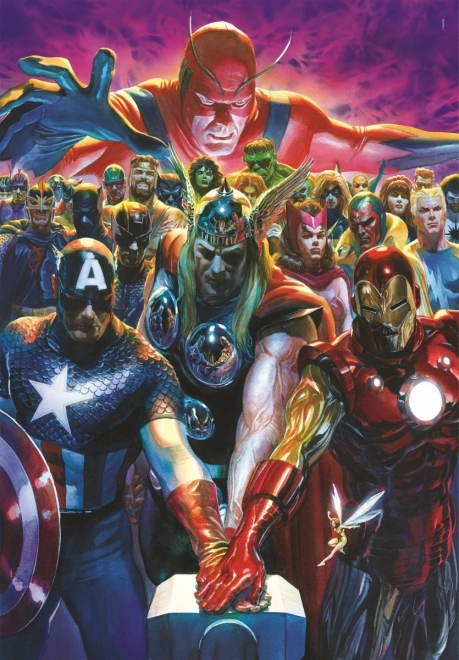 Puzzle 1000 prvků Kompaktní Marvel The Avengers