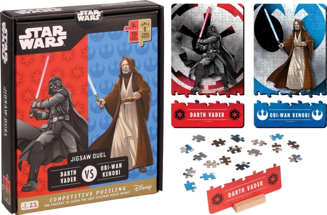 RIDLEY'S GAMES Puzzle Duel Star Wars: Darth Vader vs Obi-Wan Kenobi 2x70 dílků