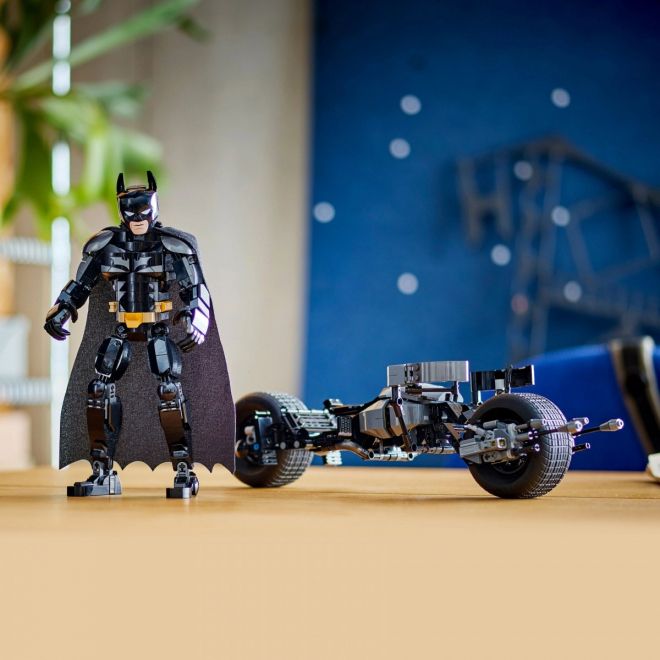 Super Heroes bricks 76273 Batman - sestavitelná figurka a batcycle