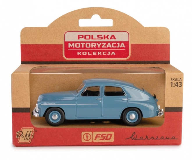 Vozidlo Komunistické strany Varšava M20 šedá