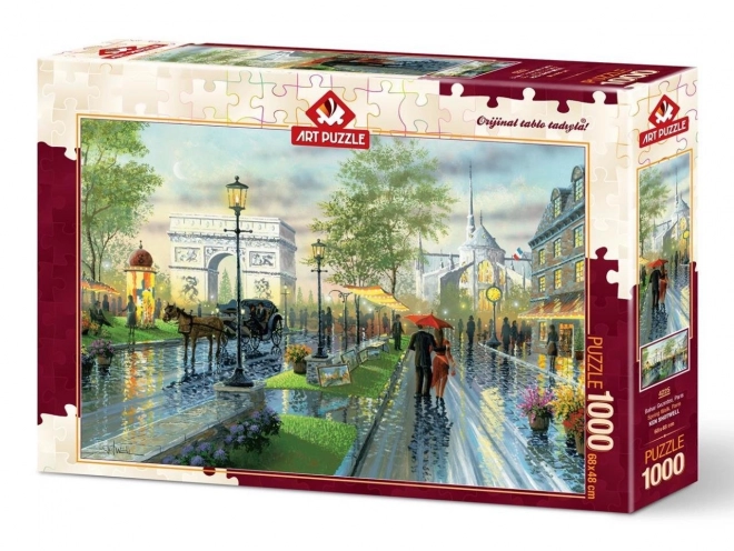 ART PUZZLE Puzzle Jarní procházka Paříží 1000 dílků