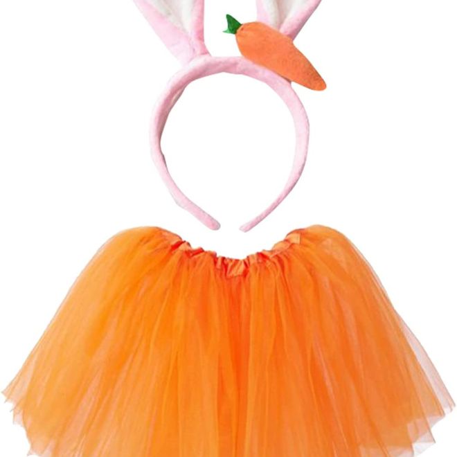 Oranžový kostým zajíčka