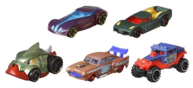 Hot Wheels měnící barvu 5-dílná sada autíček