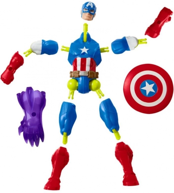 Avengers Mixmashers Kapitán Amerika figurka