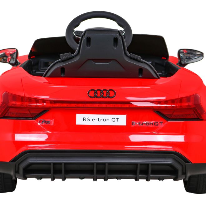 Audi RS E-Tron GT Baterie červená + dálkové ovládání + pohon 4x4 + rádio MP3 + LED + EVA