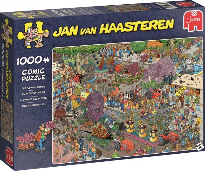 JUMBO Puzzle Květinový průvod 1000 dílků