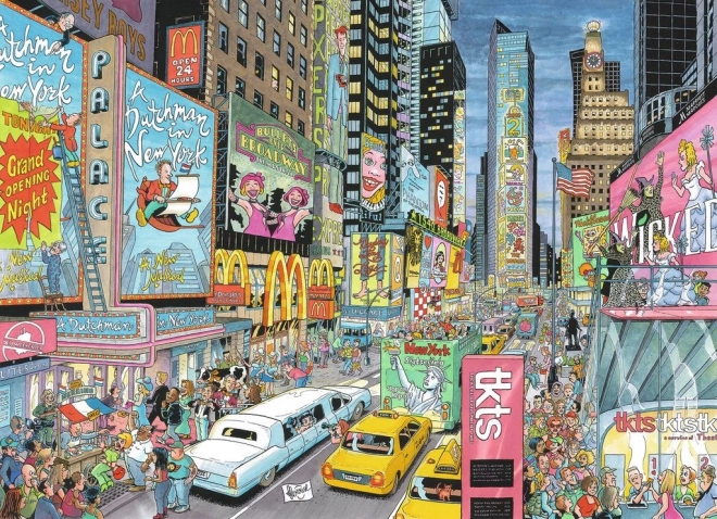 RAVENSBURGER Puzzle Města světa: New York 1000 dílků