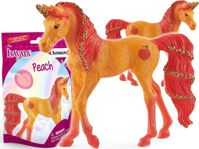 Schleich 70598 Peach Brzoskwinia Bayala Owocowy Jednorożec Źrebię