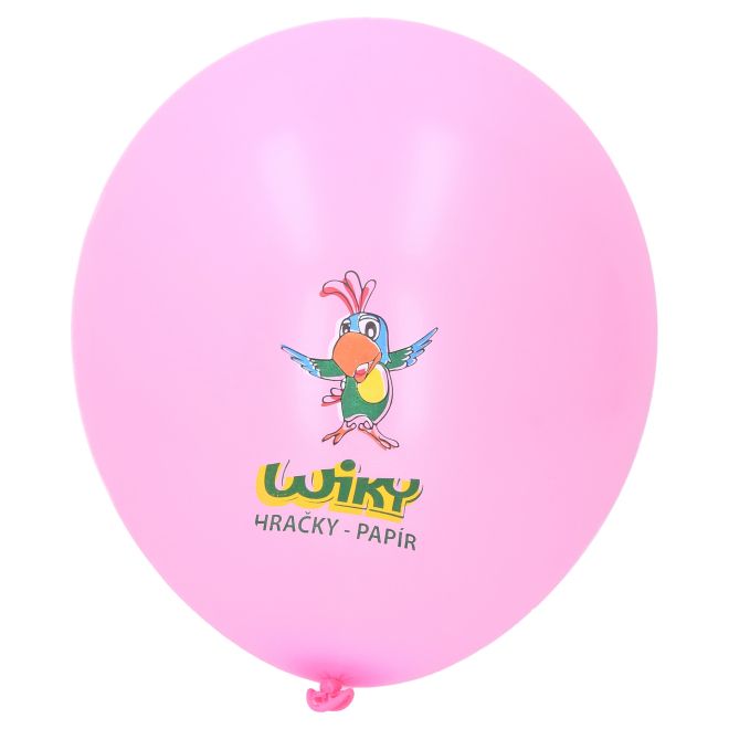 Růžové balónky Wiky - 100 kusů