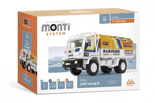 Stavebnice Monti System MS 07 Dakar Liaz 1:48 v krabici 22x15x6cm