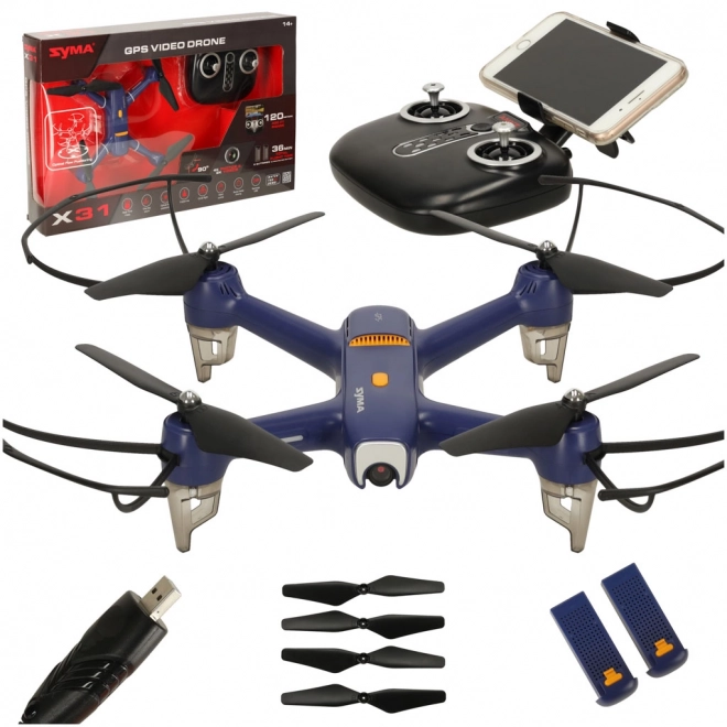 Dron SYMA X31 s HD kamerou a GPS