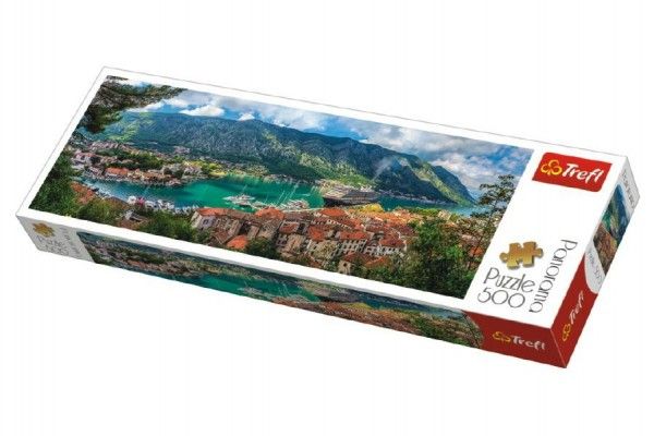 Panoramatické puzzle Kotor, Montenegro 500 ks