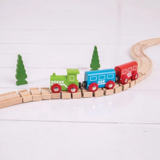 Bigjigs Rail Ohebná kolej - 2 kusy