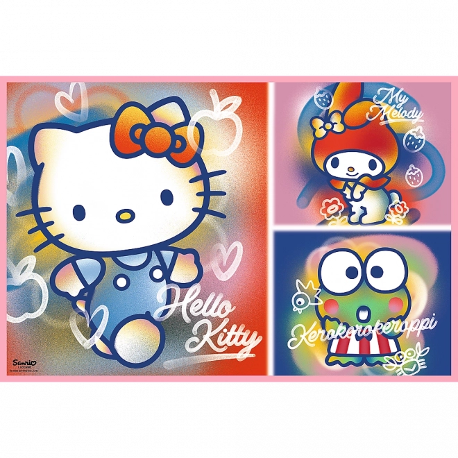 Puzzle 2x200 Hello Kitty a přátelé