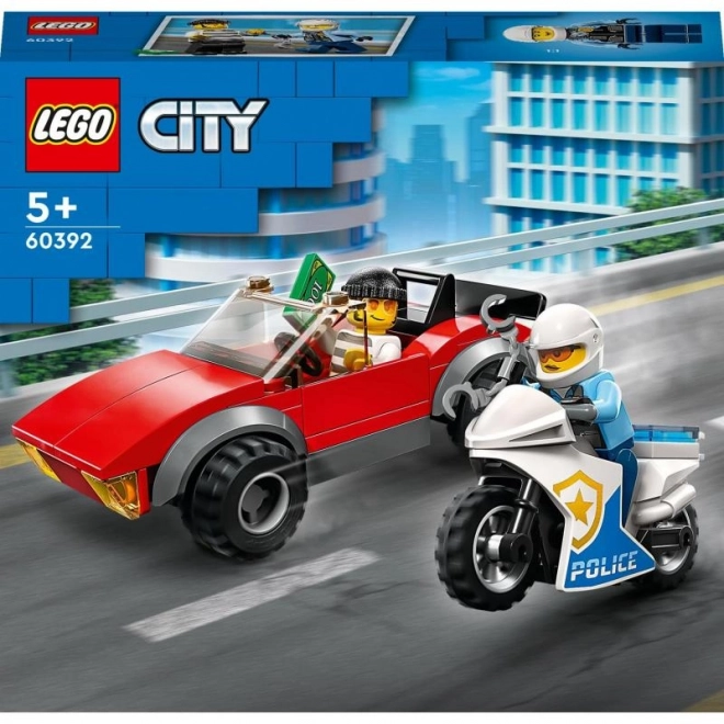 LEGO® City 60392 Honička auta s policejní motorkou