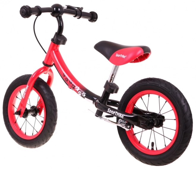 Dětské krosové kolo Boomerang SporTrike + variabilní uspořádání rámu – červené