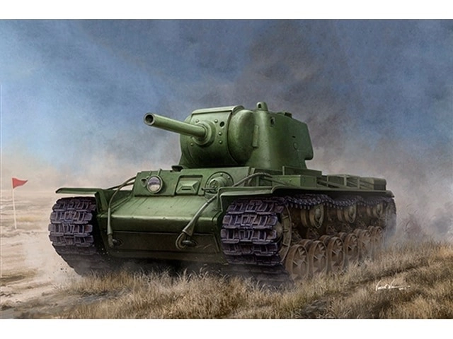 Plastikový model ruského těžkého tanku KV-9