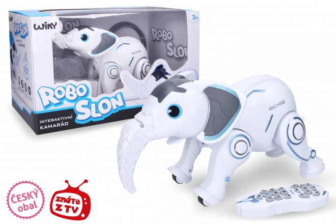 Robotický slon na dálkové ovládání - 33 cm