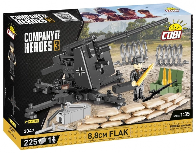 COBI 3047 COH 8,8 cm Flak, 1:35, 225 k, 1 f