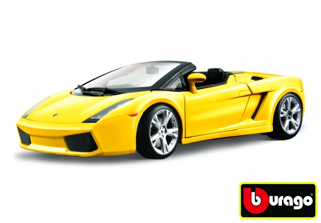 Kovový model autíčka Lamborghini Gallardo Spyder žlutý