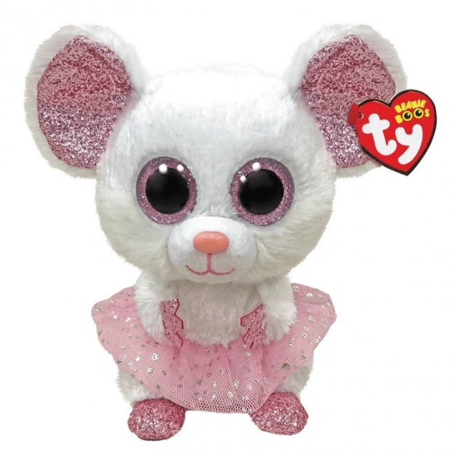 Maskot Ty, bílá baletka - Nina 24 cm