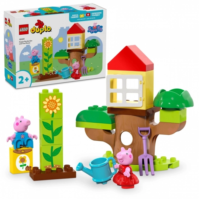 DUPLO kostky 10431 Zahrada a domek na stromě prasátka Peppy